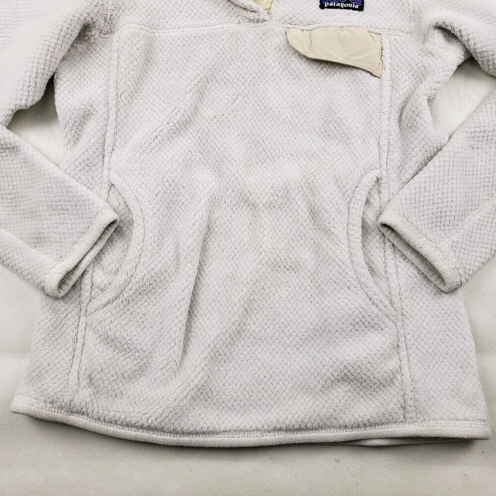 Patagonia Synchilla Snap T Fleece Pullover Womens XS White Outdoor Jacket FLAW - Picture 4 of 12